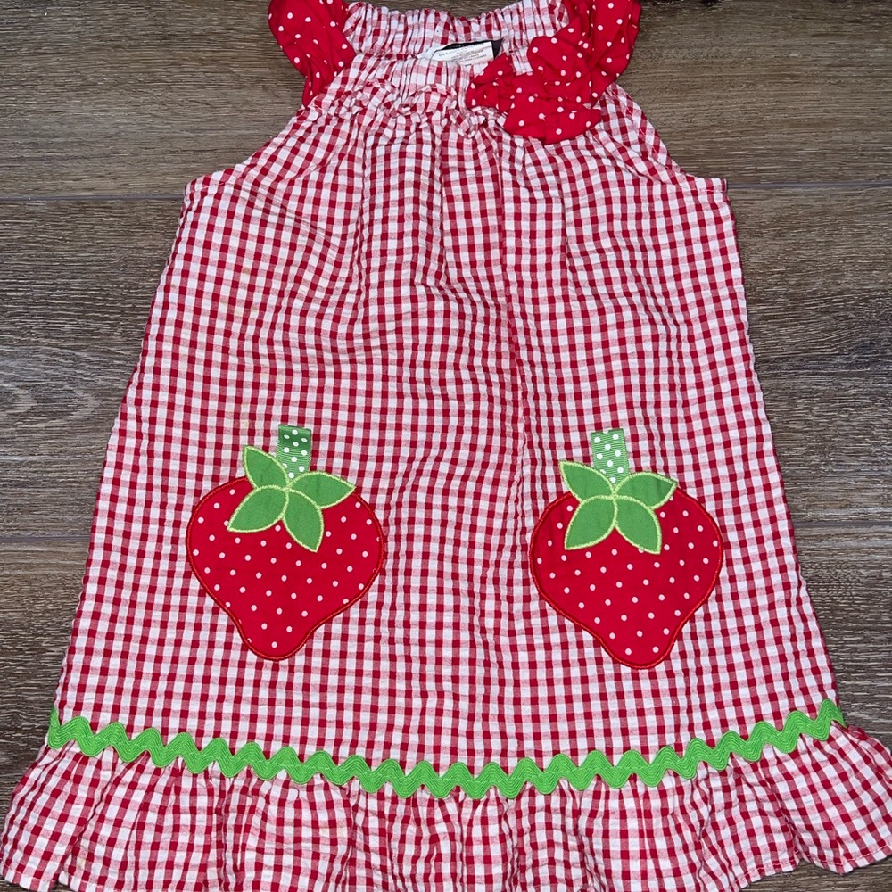 Strawberry Toddler Dress